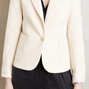 Anthropologie Cartonnier Ivory Ottoline Blazer